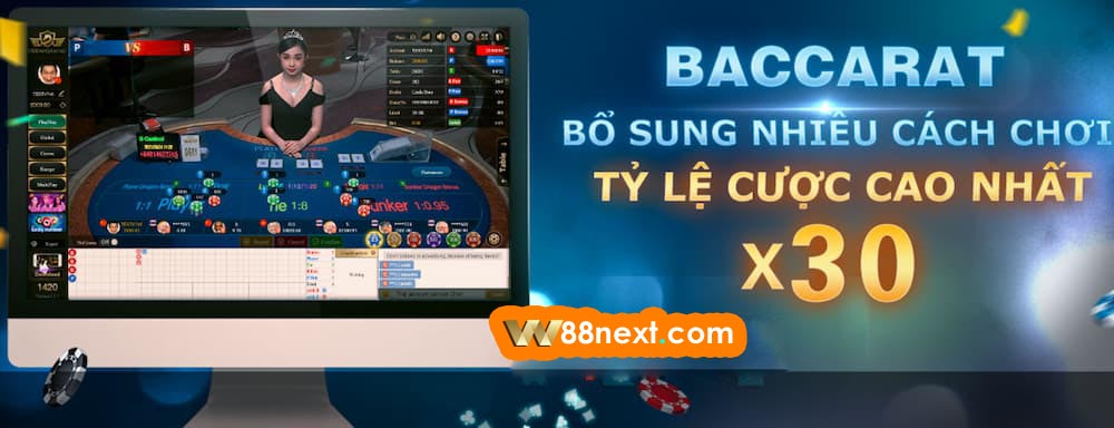 Giao diện bàn chơi W88Casino cuốn hút