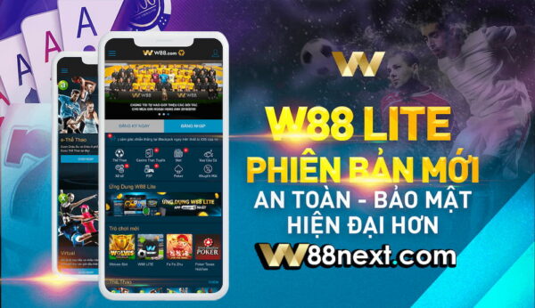 Chơi cá cược bóng đá onlne trên ứng dụng W88 Mobile