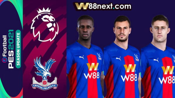 Nhà cái W88 tài trợ Crystal Palace trong mùa giải 2020-2021