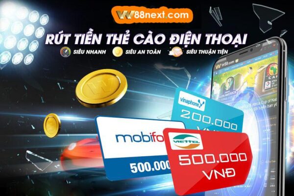 Phương thức rút tiền tại nhà cái W88